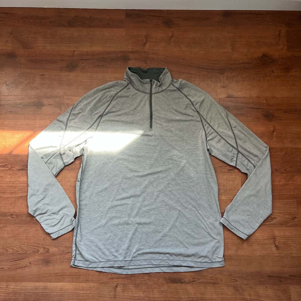 Paradox Men's Large Long Sleeve Merino Blend Quarter Zip Performance Shirt
